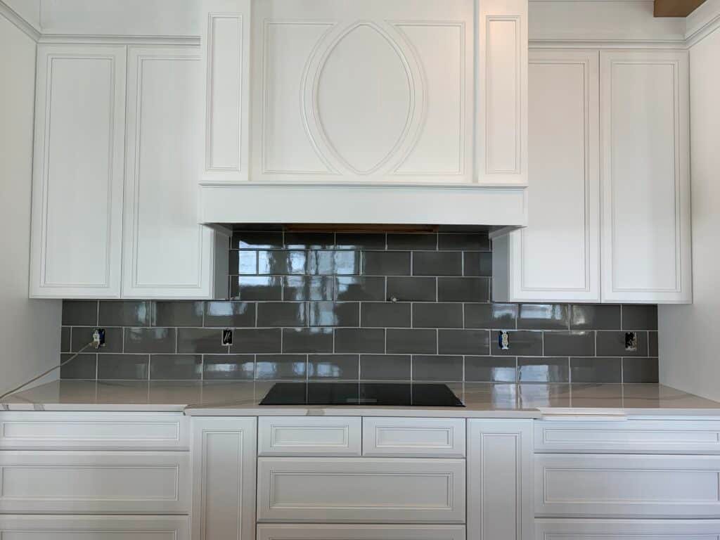 Backsplash glass
