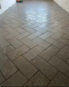 Herringbone stone